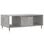 Mesa de centro madera contrachapada gris hormigón 90x50x36,5 cm en Mesas de centro | Comprar online en Foru.es
