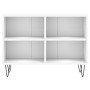 Mueble de TV madera de ingeniería blanco 69,5x30x50 cm de vidaXL, Muebles TV - Ref: Foro24-826964, Precio: 43,18 €, Descuento: %