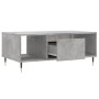 Mesa de centro madera contrachapada gris hormigón 90x50x36,5 cm en Mesas de centro | Comprar online en Foru.es