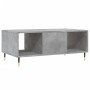 Mesa de centro madera contrachapada gris hormigón 90x50x36,5 cm en Mesas de centro | Comprar online en Foru.es