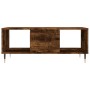 Mesa de centro madera contrachapada roble ahumado 90x50x36,5 cm en Mesas de centro | Comprar online en Foru.es