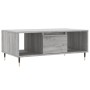 Mesa de centro madera contrachapada gris Sonoma 90x50x36,5 cm en Mesas de centro | Comprar online en Foru.es