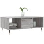 Mesa de centro madera contrachapada gris Sonoma 90x50x36,5 cm en Mesas de centro | Comprar online en Foru.es