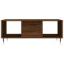 Mesa de centro madera contrachapada marrón roble 90x50x36,5 cm en Mesas de centro | Comprar online en Foru.es