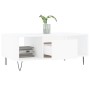 Mesa de centro madera contrachapada blanco 90x50x36,5 cm en Mesas de centro | Comprar online en Foru.es