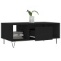 Mesa de centro madera contrachapada negro 90x50x36,5 cm en Mesas de centro | Comprar online en Foru.es