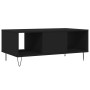 Mesa de centro madera contrachapada negro 90x50x36,5 cm en Mesas de centro | Comprar online en Foru.es