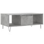 Mesa de centro madera contrachapada gris hormigón 90x50x36,5 cm en Mesas de centro | Comprar online en Foru.es