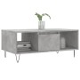 Mesa de centro madera contrachapada gris hormigón 90x50x36,5 cm en Mesas de centro | Comprar online en Foru.es
