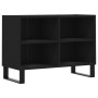 Mueble de TV madera de ingeniería negro 69,5x30x50 cm de vidaXL, Muebles TV - Ref: Foro24-826973, Precio: 49,14 €, Descuento: %