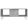 Mesa de centro madera contrachapada gris hormigón 90x50x36,5 cm en Mesas de centro | Comprar online en Foru.es
