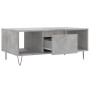 Mesa de centro madera contrachapada gris hormigón 90x50x36,5 cm en Mesas de centro | Comprar online en Foru.es
