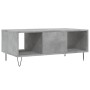 Mesa de centro madera contrachapada gris hormigón 90x50x36,5 cm en Mesas de centro | Comprar online en Foru.es