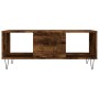 Mesa de centro madera contrachapada roble ahumado 90x50x36,5 cm en Mesas de centro | Comprar online en Foru.es