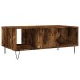 Mesa de centro madera contrachapada roble ahumado 90x50x36,5 cm en Mesas de centro | Comprar online en Foru.es