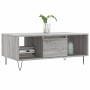 Mesa de centro madera contrachapada gris Sonoma 90x50x36,5 cm en Mesas de centro | Comprar online en Foru.es