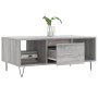 Mesa de centro madera contrachapada gris Sonoma 90x50x36,5 cm en Mesas de centro | Comprar online en Foru.es