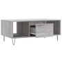 Mesa de centro madera contrachapada gris Sonoma 90x50x36,5 cm en Mesas de centro | Comprar online en Foru.es