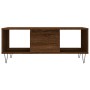 Mesa de centro madera contrachapada marrón roble 90x50x36,5 cm en Mesas de centro | Comprar online en Foru.es