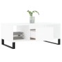 Mesa de centro madera contrachapada blanco 90x50x36,5 cm en Mesas de centro | Comprar online en Foru.es