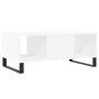 Mesa de centro madera contrachapada blanco 90x50x36,5 cm en Mesas de centro | Comprar online en Foru.es