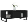 Mesa de centro madera contrachapada negro 90x50x36,5 cm en Mesas de centro | Comprar online en Foru.es