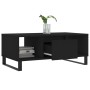 Mesa de centro madera contrachapada negro 90x50x36,5 cm en Mesas de centro | Comprar online en Foru.es