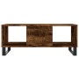 Mesa de centro madera contrachapada roble ahumado 90x50x36,5 cm en Mesas de centro | Comprar online en Foru.es