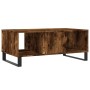 Mesa de centro madera contrachapada roble ahumado 90x50x36,5 cm en Mesas de centro | Comprar online en Foru.es
