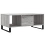 Mesa de centro madera contrachapada gris Sonoma 90x50x36,5 cm en Mesas de centro | Comprar online en Foru.es