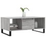 Mesa de centro madera contrachapada gris Sonoma 90x50x36,5 cm en Mesas de centro | Comprar online en Foru.es