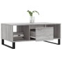 Mesa de centro madera contrachapada gris Sonoma 90x50x36,5 cm en Mesas de centro | Comprar online en Foru.es