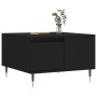 Mesa de centro madera contrachapada negro 55x55x36,5 cm en Mesas de centro | Comprar online en Foru.es