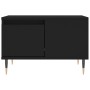 Mesa de centro madera contrachapada negro 55x55x36,5 cm en Mesas de centro | Comprar online en Foru.es
