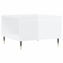 Mesa de centro madera contrachapada blanco brillo 55x55x36,5 cm en Mesas de centro | Comprar online en Foru.es