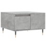 Mesa de centro madera contrachapada gris hormigón 55x55x36,5 cm en Mesas de centro | Comprar online en Foru.es