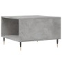 Mesa de centro madera contrachapada gris hormigón 55x55x36,5 cm en Mesas de centro | Comprar online en Foru.es