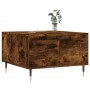 Mesa de centro madera contrachapada roble ahumado 55x55x36,5 cm en Mesas de centro | Comprar online en Foru.es