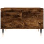 Mesa de centro madera contrachapada roble ahumado 55x55x36,5 cm en Mesas de centro | Comprar online en Foru.es