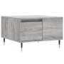 Mesa de centro madera contrachapada gris Sonoma 55x55x36,5 cm en Mesas de centro | Comprar online en Foru.es