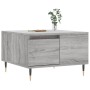 Mesa de centro madera contrachapada gris Sonoma 55x55x36,5 cm en Mesas de centro | Comprar online en Foru.es