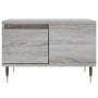 Mesa de centro madera contrachapada gris Sonoma 55x55x36,5 cm en Mesas de centro | Comprar online en Foru.es