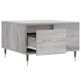 Mesa de centro madera contrachapada gris Sonoma 55x55x36,5 cm en Mesas de centro | Comprar online en Foru.es