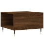 Mesa de centro madera contrachapada roble marrón 55x55x36,5 cm en Mesas de centro | Comprar online en Foru.es