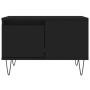 Mesa de centro madera contrachapada negro 55x55x36,5 cm en Mesas de centro | Comprar online en Foru.es