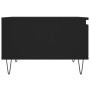 Mesa de centro madera contrachapada negro 55x55x36,5 cm en Mesas de centro | Comprar online en Foru.es