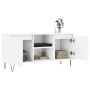 Mueble de TV madera de ingeniería blanco 104x35x50 cm de vidaXL, Muebles TV - Ref: Foro24-827012, Precio: 66,45 €, Descuento: %