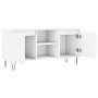 Mueble de TV madera de ingeniería blanco 104x35x50 cm de vidaXL, Muebles TV - Ref: Foro24-827012, Precio: 66,45 €, Descuento: %