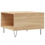 Mesa de centro madera contrachapada roble Sonoma 55x55x36,5 cm en Mesas de centro | Comprar online en Foru.es