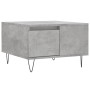 Mesa de centro madera contrachapada gris hormigón 55x55x36,5 cm en Mesas de centro | Comprar online en Foru.es